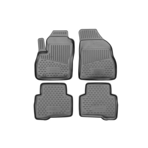 3D Patosnice FIAT Florino / CITROEN Nemo / PEUGEOT Bipper, 2008-2017, set 4 kom.